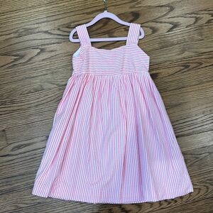 Bella and Emma seersucker dress